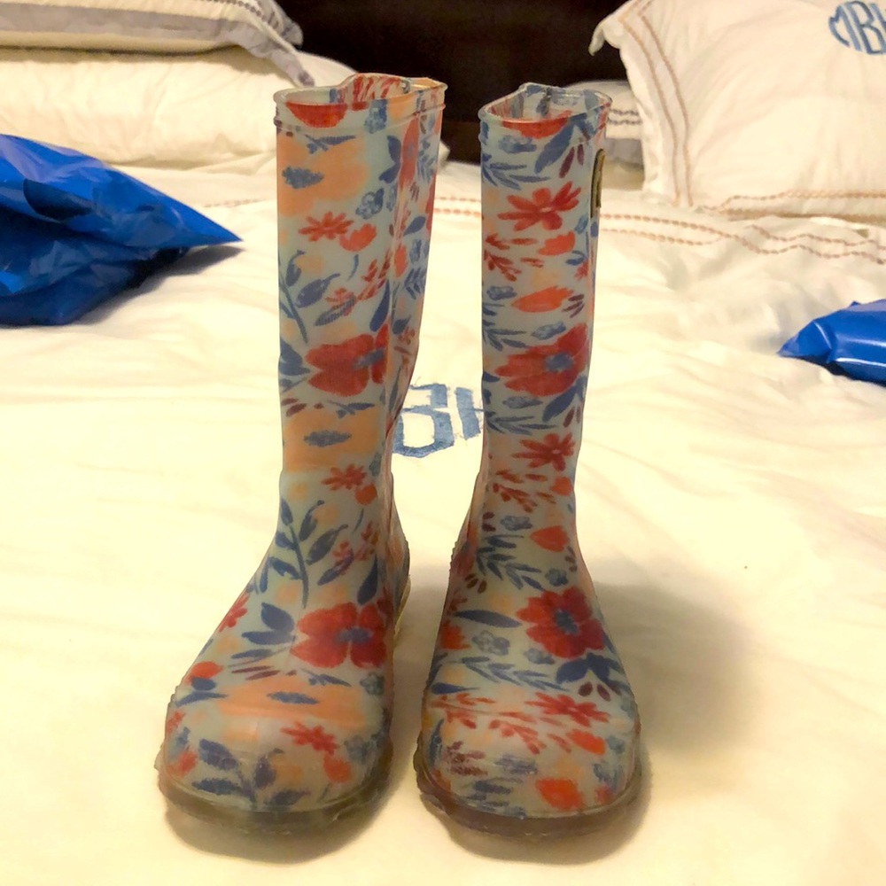 Matilda Jane rain boots size 10 VGUC